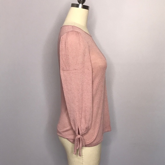 Lucky Brand Balloon Sleeve Tied Top- Medium- NWT - Picture 7 of 11